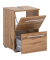 MÖBELPARTNER Waschbeckenunterschrank Carlos eiche landhaus 40,2 x 35,0 x 59,1 cm