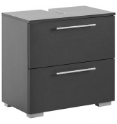 MÖBELPARTNER Waschbeckenunterschrank Carlos anthrazit 60,2 x 35,0 x 59,1 cm