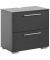 MÖBELPARTNER Waschbeckenunterschrank Carlos anthrazit 60,2 x 35,0 x 59,1 cm