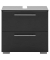 MÖBELPARTNER Waschbeckenunterschrank Carlos anthrazit 60,2 x 35,0 x 59,1 cm