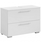 MÖBELPARTNER Waschbeckenunterschrank Carlos weiß 80,2 x 35,0 x 59,1 cm