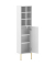 MÖBELPARTNER Badschrank Sarah kreideweiß 30,4 x 21,8 x 130,6 cm