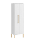 MÖBELPARTNER Badschrank Sarah kreideweiß 46,2 x 30,1 x 154,7 cm