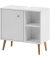 MÖBELPARTNER Waschbeckenunterschrank Jonte kreideweiß 65,3 x 33,1 x 64,8 cm