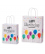 Geschenktasche 991239 Happy Birthday, Geburtstag, gedrehtes Kordelband, HAPPY BIRTHDAY + Luftballons, 18cm x 22cm