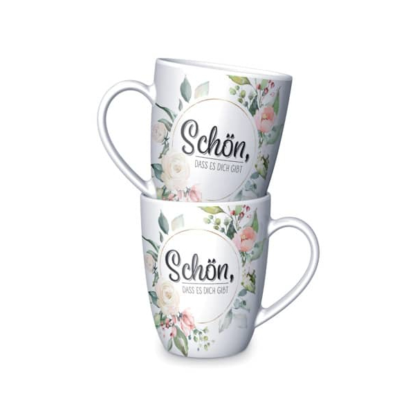 4027268269488 - Kaffeebecher Schön das du da bist - 250 ml 4027268269488 LA VIDA 4027268269488 - Kaffeebecher Schön das du da bist - 250 ml 4027268269488 LA VIDA