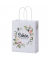 Geschenktasche 991661, allgemein, gedrehte Papierkordel, Schön das es Dich + Blütenkranz, 180mm x 220mm