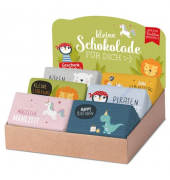 Schokolade Kinder sortiert