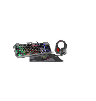 speedlink LUNERA 4in1 Illuminated Gaming Set Gaming-Set kabelgebunden schwarz