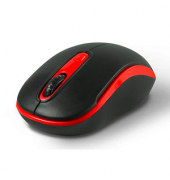 CEPTICA Maus kabellos schwarz, rot