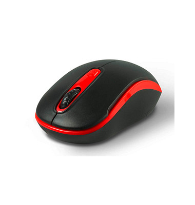 speedlink CEPTICA Maus kabellos schwarz, rot