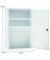 FIRST AID ONLY Medizinschrank DIN 13157 weiß
