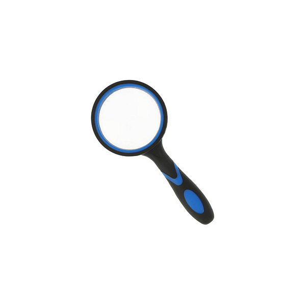 4027521524446 - WESTCOTT Lupe schwarz blau 4-fach Ø 65 mm 4027521524446 - WESTCOTT Lupe schwarz blau 4-fach Ø 65 mm