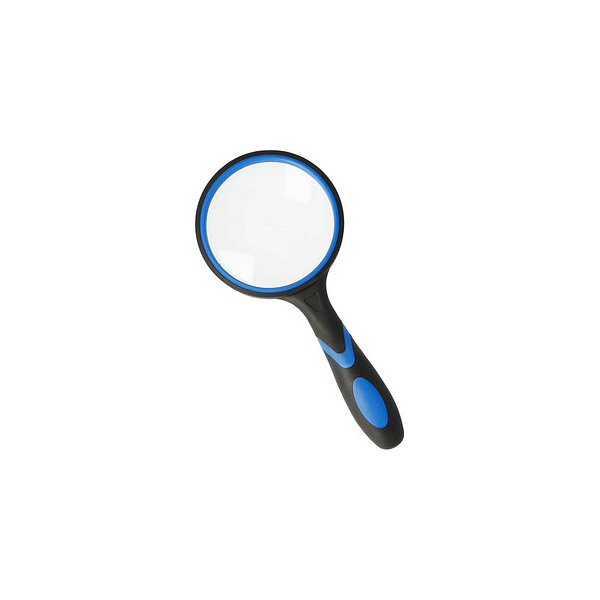 4027521524507 - WESTCOTT Lupe schwarz blau 3-fach Ø 100 mm 4027521524507 - WESTCOTT Lupe schwarz blau 3-fach Ø 100 mm