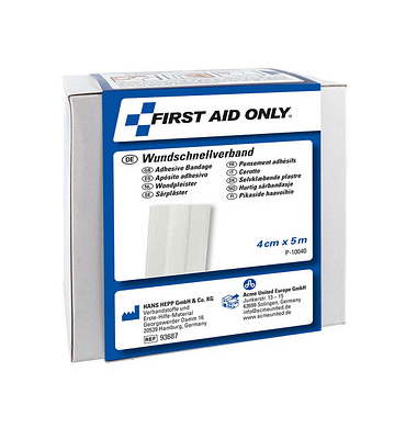 FIRST AID ONLY Pflaster P-10040 weiß