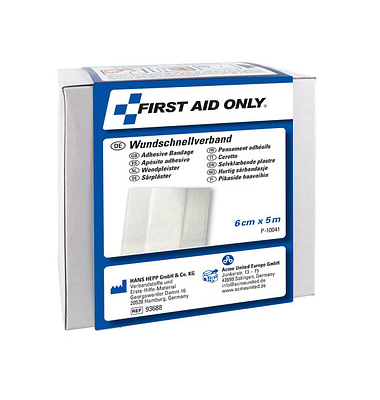FIRST AID ONLY Pflaster P-10041 weiß