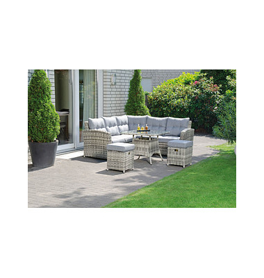 Müsing Sitzgruppe Sunny Smart Windsor grau