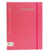 Zeugnismappe Metallium 88563, pink, A4, mit 12 Hüllen