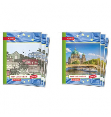 Vokabelheft 88797, A5, 60g, Motive sortiert