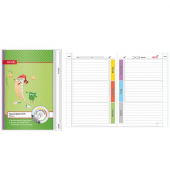 Hausaufgabenheft 89255 Kompass 4. Klasse / liniert / keine, A5, 90g, gr&uuml;n, 52 Blatt / 104 Seiten