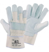 Arbeitshandschuhe EXCELLENT , Leder, natur/grau, Größe 11 / XXL