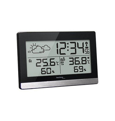 TechnoLine WS9255 Wetterstation schwarz