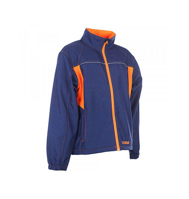 Jacke BASALT NEON, Softshell, marine/orange, Größe L Jacke BASALT NEON, Softshell, marine/orange, Größe L