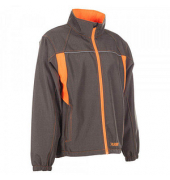 Jacke BASALT NEON, Softshell, oliv/orange, Größe L