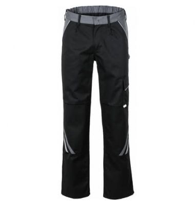 Bundhose, schwarz/schiefer/zink, Größe 48