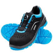 Sicherheitsschuhe 2 xenova BOA 95582, S1P, SRC, ESD, Unisex, schwarz/blau, Weite 11, Gr&ouml;&szlig;e 42