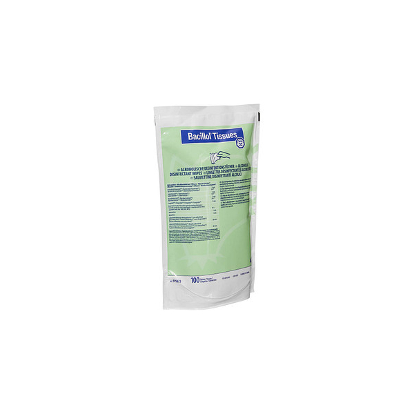 4031678039845 - Bode Bacillol® Tissues Desinfektionstücher Aldehydfreie alkoholische Schnell-Desinfektionstücher Nachfüllpack mit 100 Stück 4031678039845 - Bode Bacillol® Tissues Desinfektionstücher Aldehydfreie alkoholische Schnell-Desinfektionstücher Nachfüllpack mit 100 Stück