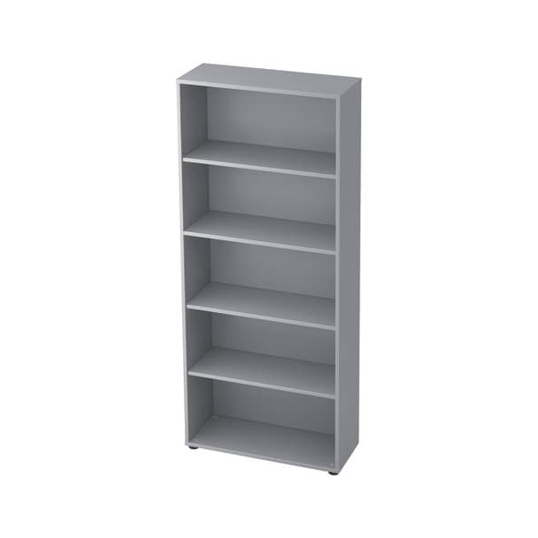 4032062000755 - Matrix Melaminharzbeschichtete Spanplatte Aktenschrank 4 Fachböden 800 x 330 x 1880 mm Grau