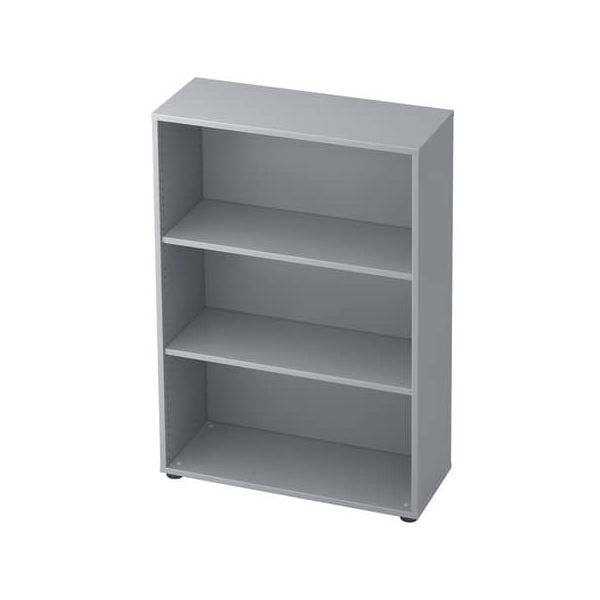 4032062000793 - Matrix Melaminharzbeschichtete Spanplatte Bücherregal 2 Fachböden 800 x 330 x 1144 mm Grau