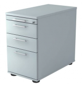 Standcontainer VSC40/5/5/RE VSC, grau, 3 Schubladen, Spanplatte, melaminbeschichtet, abschlie&szlig;bar