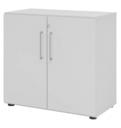 Aktenschrank V9 Advanced V928T2/5/5/BS, abschlie&szlig;bar, 2 OH, grau, 80x74,8x41,7cm (BxHxT)