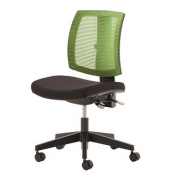 B&uuml;rostuhl myLADYLIKE, gr&uuml;n/schwarz / schwarz, bis 120kg, ohne Kopfst&uuml;tze