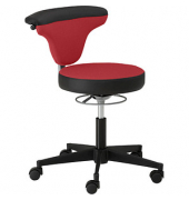 Mayer Arbeitsdrehstuhl myTORRO SIT rot, schwarz