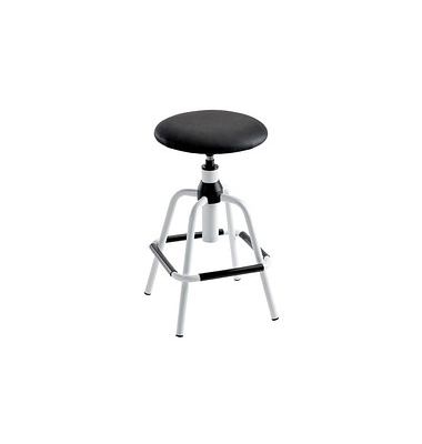 Hocker 1202 12 30 572 myRONDO, schwarz, höhenverstellbar, bis 100kg