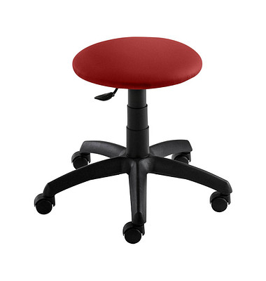 Hocker 1282 S 30 481 myKENNY, rot, mit Rollen, höhenverstellbar, bis 100kg Hocker 1282 S 30 481 myKENNY, rot, mit Rollen, höhenverstellbar, bis 100kg