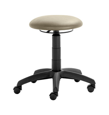 Hocker 1282 S RI 30 484 myKENNY, taupe, mit Rollen, höhenverstellbar, bis 100kg