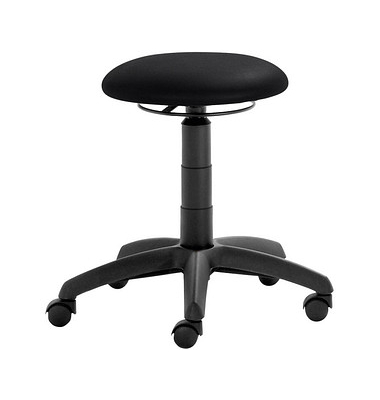Hocker 1282 S RI 30 572 myKENNY, schwarz, mit Rollen, höhenverstellbar, bis 100kg Hocker 1282 S RI 30 572 myKENNY, schwarz, mit Rollen, höhenverstellbar, bis 100kg