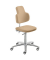 Bürodrehstuhl myMAX, beige / chrom/lichtgrau, bis 120kg