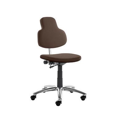 Bürodrehstuhl myMAX, dunkelbraun / schwarz, bis 120kg Bürodrehstuhl myMAX, dunkelbraun / schwarz, bis 120kg