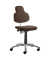 Bürodrehstuhl myMAX, dunkelbraun / schwarz, bis 120kg