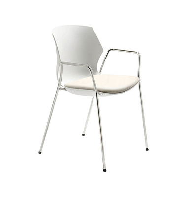 Mayer Stapelstuhl myPRIMO 2511 01 02 A 30 582 weiß Kunstleder Mayer Stapelstuhl myPRIMO 2511 01 02 A 30 582 weiß Kunstleder