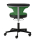 Bürodrehstuhl myTORRO SIT, dunkelgrün/schwarz / schwarz, bis 140kg