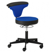 Bürodrehstuhl myTORRO SIT, dunkelblau/schwarz / schwarz, bis 140kg