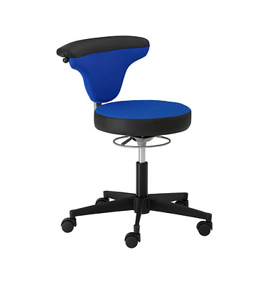 Bürodrehstuhl myTORRO SIT, dunkelblau/schwarz / schwarz, bis 140kg