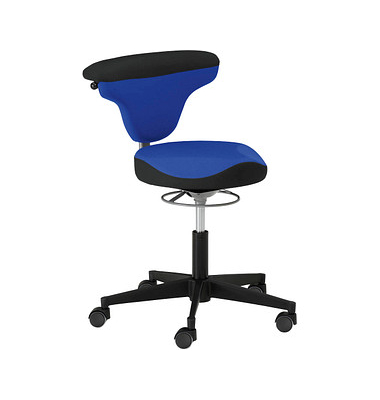 Bürodrehstuhl myTORRO SIT mit Vitalsitz, dunkelblau/schwarz / schwarz, bis 140kg