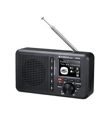 Albrecht DR 86 Senior Radio schwarz